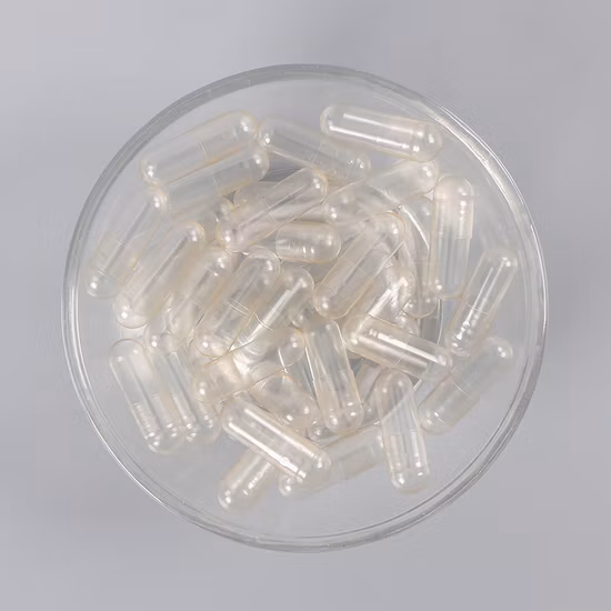 Clear Size 00 0 1 2 HPMC Empty Vegetable Capsules